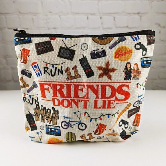 NEW Stranger Things Friends Don't Lie Bag/Pouch - Picture 1 of 7